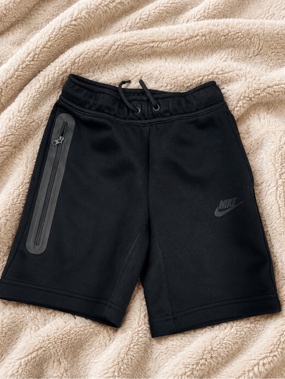 Nike Tech Athletic Drawstring Shorts with Zippered Pocket